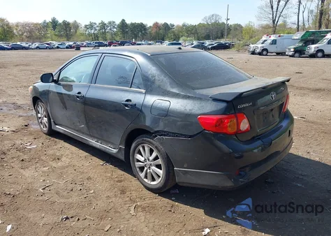 2009 Toyota Corolla S/Le/Xle from USA, damaged, VIN 2T1BU40E19C064714